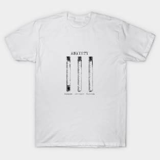 Vial Test Tube Anxiety T-Shirt